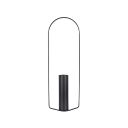 Vase Itac von Fermob zylindrisch in Farbe anthrazit