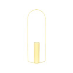 Vase Itac von Fermob zylindrisch in Farbe Zitronensorbet