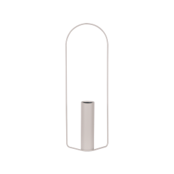 Vase Itac von Fermob zylindrisch in Farbe lehmgrau