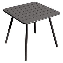 Wetterfester Tisch Luxembourg aus Aluminium von Fermob in Lakritze