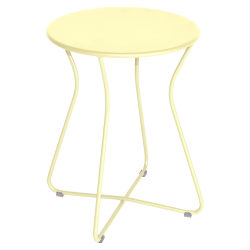 Hoher Hocker Cocotte von Fermob wohndesign Berlin Zitronensorbet