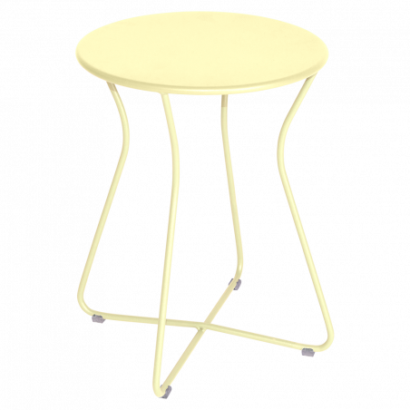 Hoher Hocker Cocotte von Fermob wohndesign Berlin Zitronensorbet