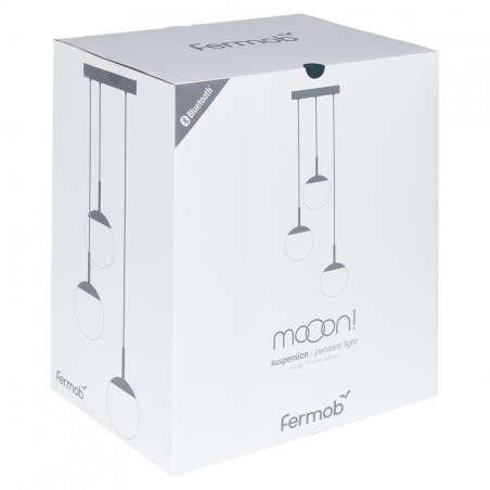 Dreier Deckenpendelleuchte Mooon von Fermob