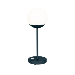 Akku Tischleuchte Mooon 41 MAX mit Glasschirm von Fermob