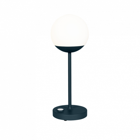 Akku Tischleuchte Mooon 41 MAX mit Glasschirm von Fermob