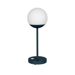 Akku Tischleuchte Mooon 41 MAX mit Glasschirm von Fermob