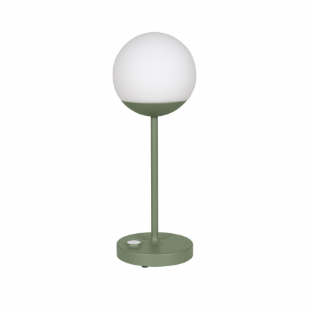 Akku Tischleuchte Mooon 41 MAX mit Glasschirm von Fermob