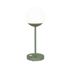 Akku Tischleuchte Mooon 41 MAX mit Glasschirm von Fermob