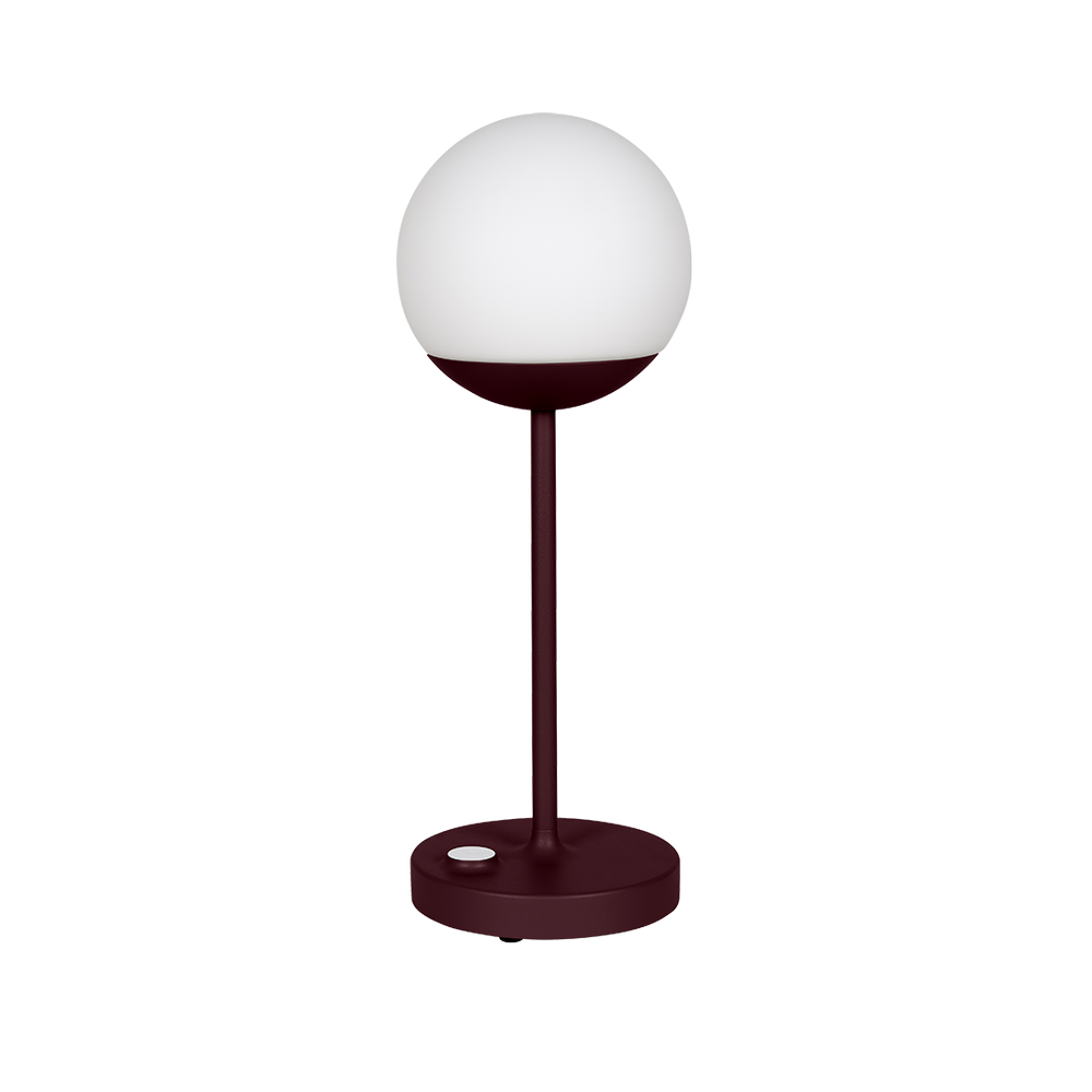 Akku Tischleuchte Mooon 41 MAX mit Glasschirm von Fermob