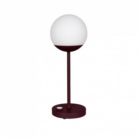 Akku Tischleuchte Mooon 41 MAX mit Glasschirm von Fermob