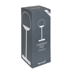 Akku Tischleuchte Mooon 41 MAX mit Glasschirm von Fermob