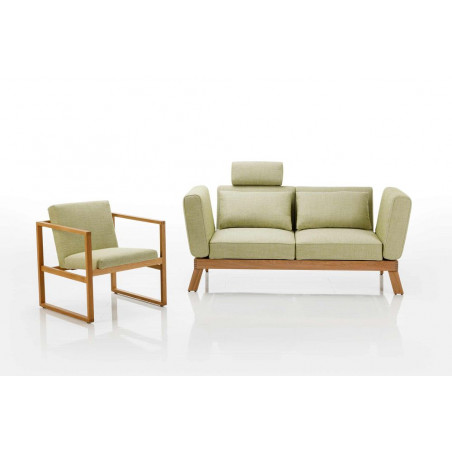 Lofoten Sofa Brühl mit Sessel Grace
