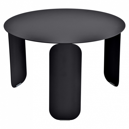 Couchtisch Bebop ø 60 cm von Fermob schwarz
