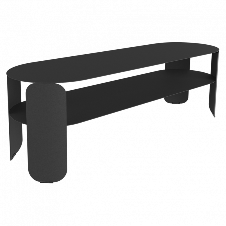 Console Bebop von Fermob zwei Etagen anthrazit
