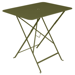 Wetterfeste Bistrotische 77 x 57 cm klappbar Metall fermob pesto