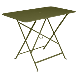 Wetterfester Tisch Bistro in 97cm x 57cm von Fermob in pesto
