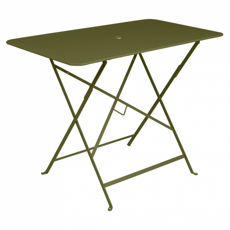 Wetterfester Tisch Bistro in 97cm x 57cm von Fermob in pesto