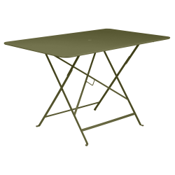 Wetterfester Tisch Bistro in 117cm x 77cm von Fermob in pesto
