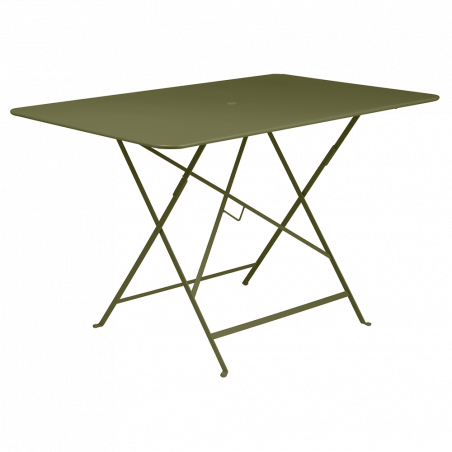Wetterfester Tisch Bistro in 117cm x 77cm von Fermob in pesto