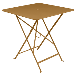 Wetterfester Tisch Bistro in 71cm x 71cm von Fermob in lebkuchen