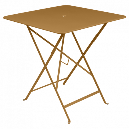 Wetterfester Tisch Bistro in 71cm x 71cm von Fermob in lebkuchen