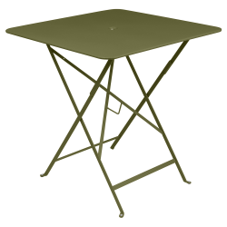 Wetterfester Tisch Bistro in 71cm x 71cm von Fermob in Pesto