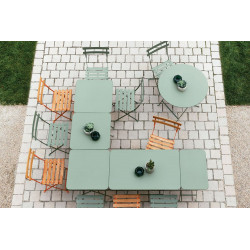 Wetterfester Tisch aus der Reihe Bistro von Fermob in 71cm x 71cm