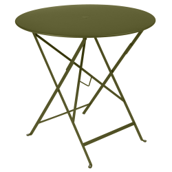 Wetterfeste Bistrotische rund ø 77 cm klappbar Metall fermob Pesto
