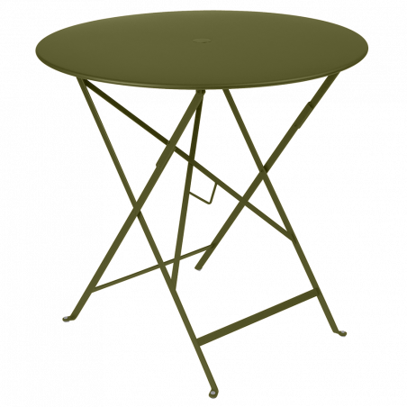 Wetterfeste Bistrotische rund ø 77 cm klappbar Metall fermob Pesto
