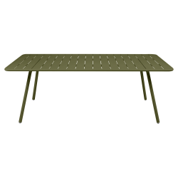 Wetterfester Tisch Luxembourg aus Aluminium von Fermob in Pesto