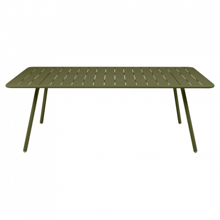 Wetterfester Tisch Luxembourg aus Aluminium von Fermob in Pesto