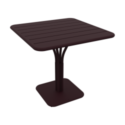Tisch Luxembourg in 80cm x 80cm mit Mittelfuß von Fermob