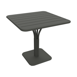 Tisch Luxembourg in 80cm x 80cm mit Mittelfuß von Fermob