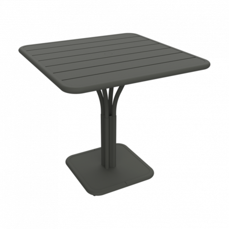 Tisch Luxembourg in 80cm x 80cm mit Mittelfuß von Fermob