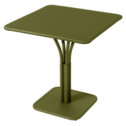 Tisch Luxembourg in 80cm x 80cm mit Mittelfuß von Fermob