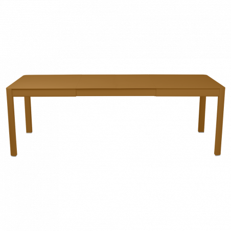 Ausziehbarer Tisch Ribambelle von Fermob von 149cm auf 234cm erweiterbar in Lebkuchen