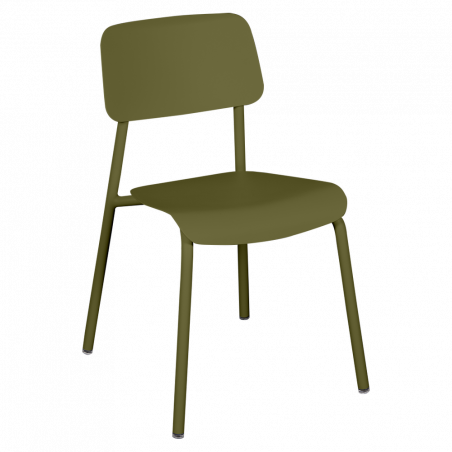 Stapelbarer Stuhl Studie aus Aluminium von Fermob