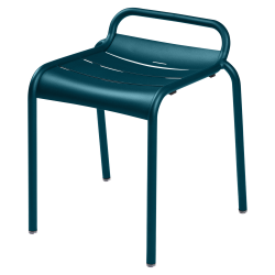 Stapelbarer Hocker Luxembourg von Fermob in Acapulcoblau