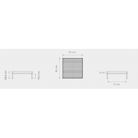 Houe Level2 Sofa Beistelltisch maße
