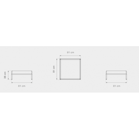 Houe Level2 Sofa Hocker MAße