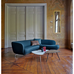 Flint sofa leolux wohndesign berlin Ecksofa blau