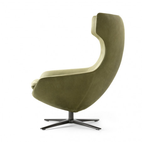 caruzzo Sessel leolux wohndesign berlin grün seite