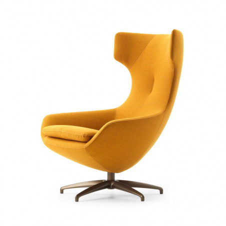 caruzzo Sessel leolux wohndesign berlin gelb