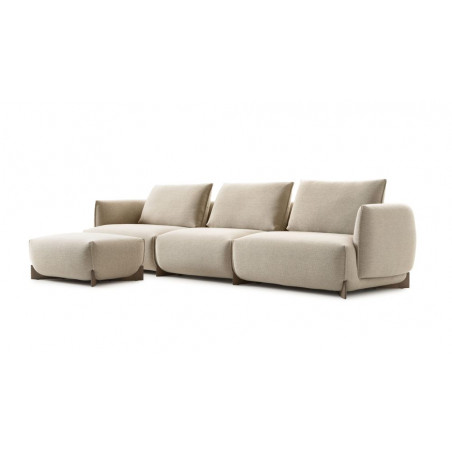 naila sofa leolux wohndesign berlin gerades Sofa mit hocker