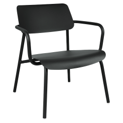 Tiefer Sessel Studie wohndesign Berlin anthrazit
