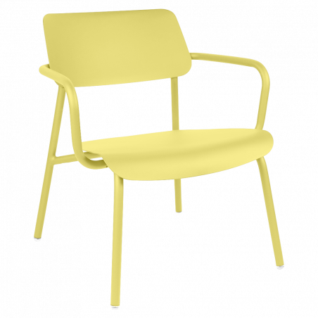 Tiefer Sessel Studie wohndesign Berlin Zitronensorbet