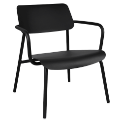 Tiefer Sessel Studie wohndesign Berlin lakritz schwarz