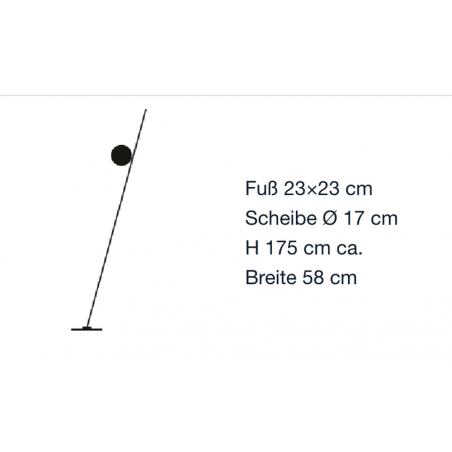 Stehleuchte Lederam von Catellani & Smith