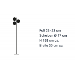 Stehleuchte Lederam von Catellani & Smith