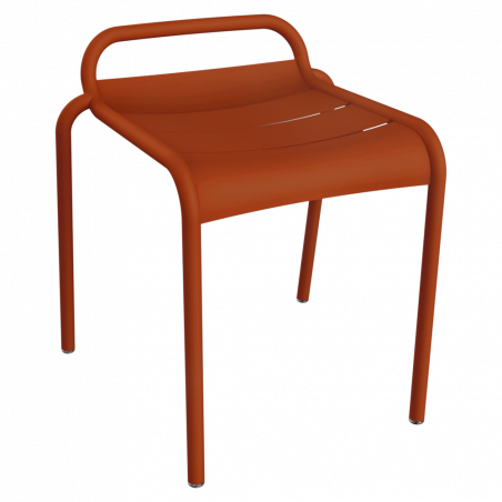 Stapelbarer Hocker Luxembourg von Fermob in kandierte Orange